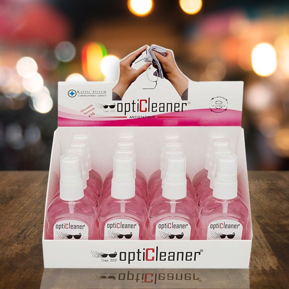 Eyeglasses Cleaning Spray Stand 50 ml (Pink)
