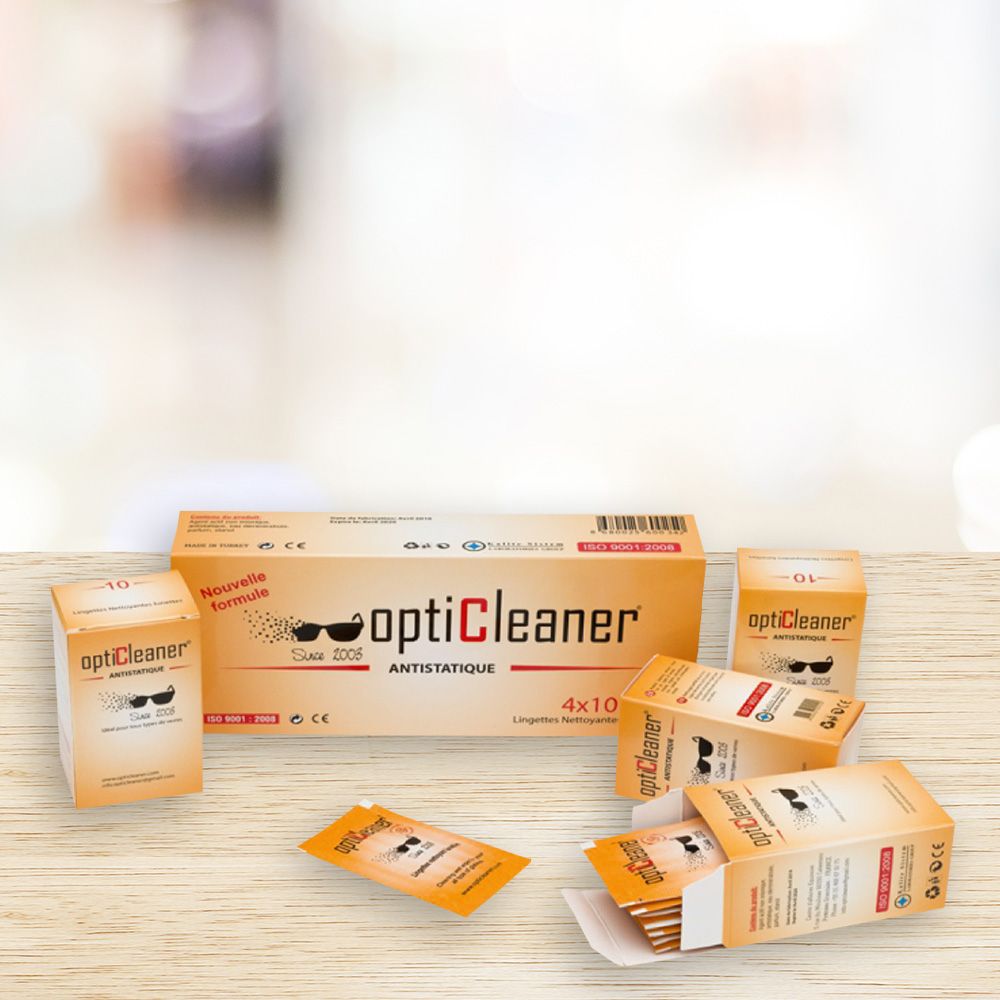 Eyeglasses Cleaning Wipe 4x10